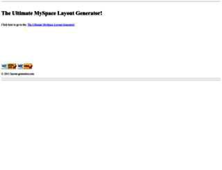 myspace.layout-generator.com screenshot