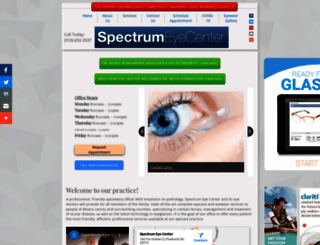 myspectrumeyes.com screenshot