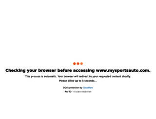 mysportsauto.com screenshot