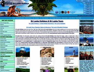 mysrilankaholidays.com screenshot