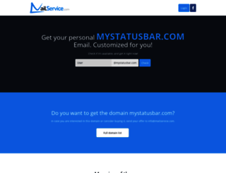 mystatusbar.com screenshot