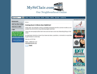 mystclair.com screenshot