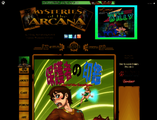 mysteriesofthearcana.com screenshot