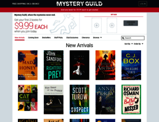 mysteryguild.com screenshot