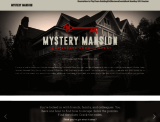 mysterymansionescape.com screenshot