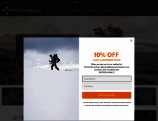 mysteryranch.com screenshot