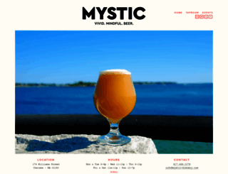 mystic-brewery.com screenshot