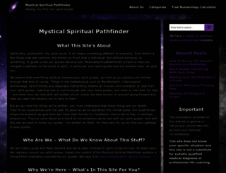 mysticalspiritualpathfinder.com screenshot