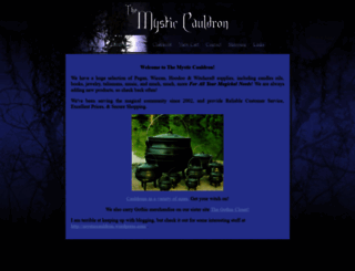mysticcauldron.com screenshot
