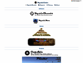 mysticcoder.net screenshot