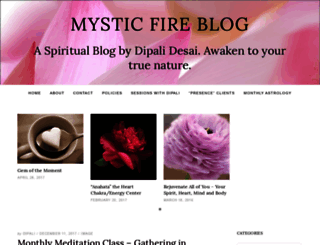 mysticfire.wordpress.com screenshot