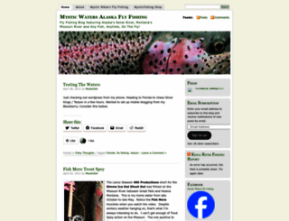 mysticfishing.wordpress.com screenshot