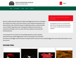mysticmountainalpacas.com screenshot