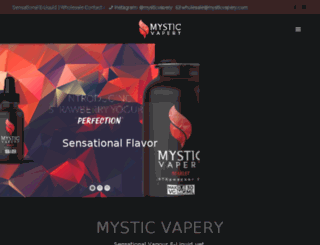 mysticvapery.com screenshot