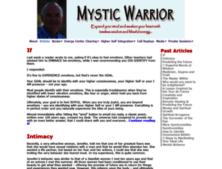 mysticwarrior.us screenshot