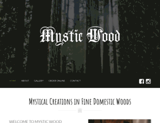 mysticwoodcarving.com screenshot