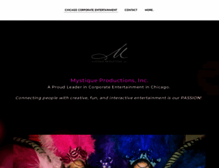 mystiqueproductions.com screenshot