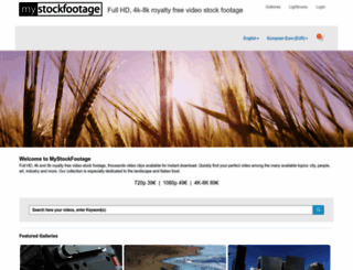 mystockfootage.com screenshot