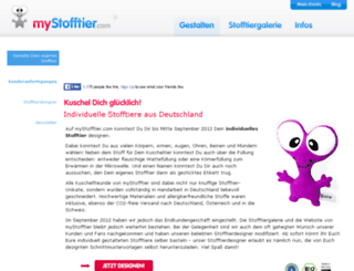 mystofftier.de screenshot