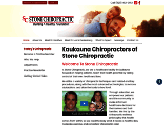 mystonechiropractic.com screenshot