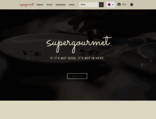 mysupergourmet.com screenshot