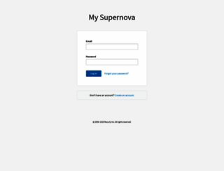 mysupernova.recurly.com screenshot