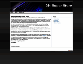mysuperstore.com.au screenshot