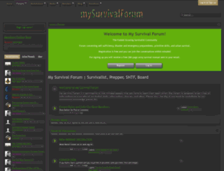 mysurvivalforum.com screenshot