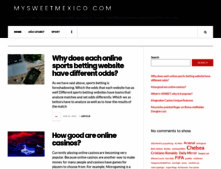 mysweetmexico.com screenshot