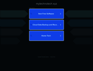 mytechnotech.xyz screenshot