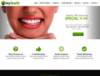 myteeth.co.za screenshot