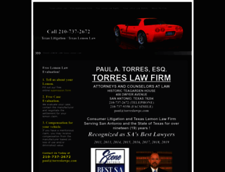 mytexaslemonlawyer.com screenshot