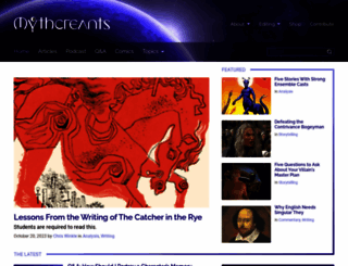 mythcreants.com screenshot