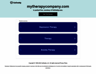 mytherapycompany.com screenshot