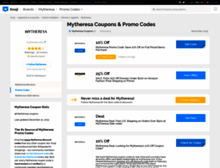 mytheresa.bluepromocode.com screenshot