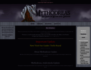 mythodreas.com screenshot