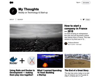 mythoughts.io screenshot