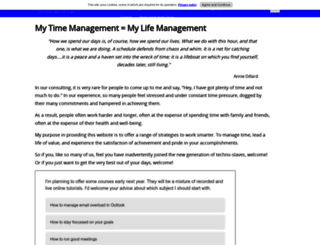 mytimemanagement.com screenshot