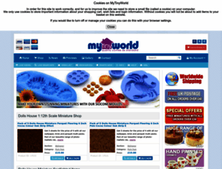 mytinyworld.co.uk screenshot