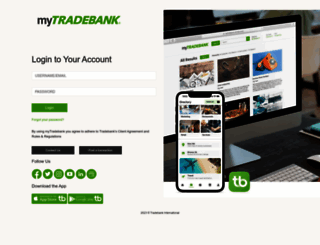 mytradebank.com screenshot