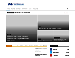 mytrustfinance.com screenshot