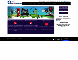 myukpost.acquirepay.com screenshot