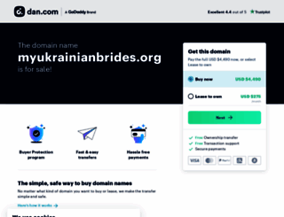 myukrainianbrides.org screenshot