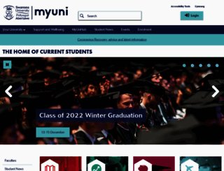 myuni.swan.ac.uk screenshot