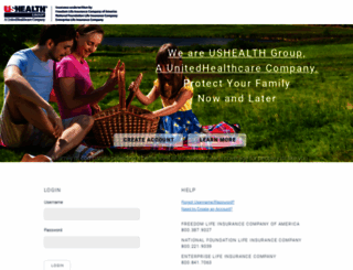 myushg.ushealthgroup.com screenshot