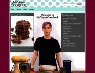 myvegancookbook.com screenshot