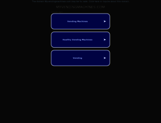 myvendingmachines.com screenshot