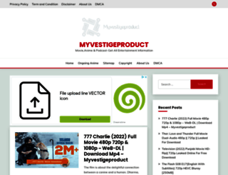 myvestigeproduct.com screenshot