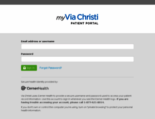 myviachristi.iqhealth.com screenshot