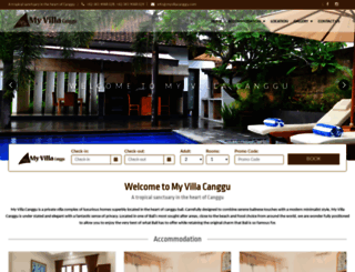 myvillacanggu.com screenshot